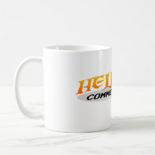 HELVETE AVFYRAR KOMMENTARMUGGEN KAFFEMUGG