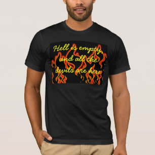 Helvete för Shakespeare citationsteckenT-tröja T-shirt