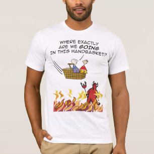 Helvete i en HandbasketT-tröja Tee