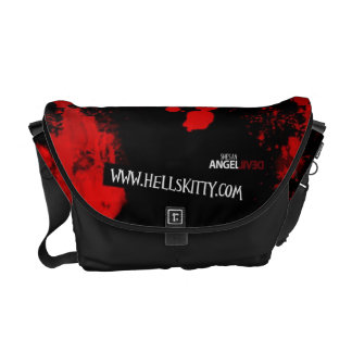Helvete kattungemessenger bag kurir väska