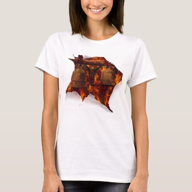 Helvete klockor t-shirt (Framsida)
