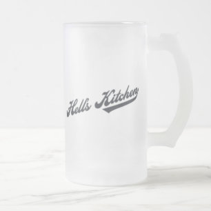 Helvete kök frostat ölglas