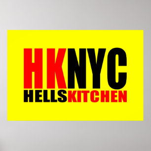 Helvete kökNew York City logotyp Poster