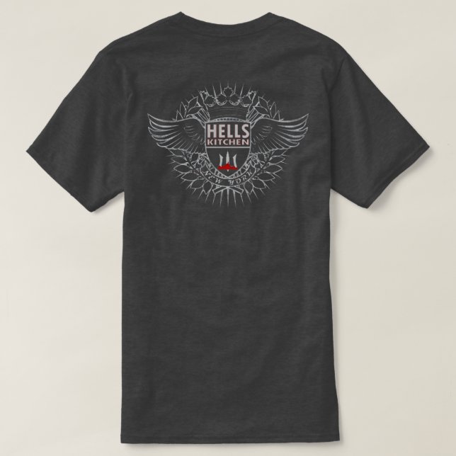 Helvete kökskjorta t-shirt (Design baksida)