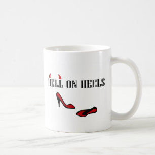 Helvete på häl kaffemugg