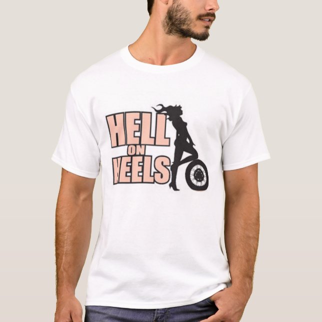 Helvete på hälutslagsplats tee shirt (Framsida)