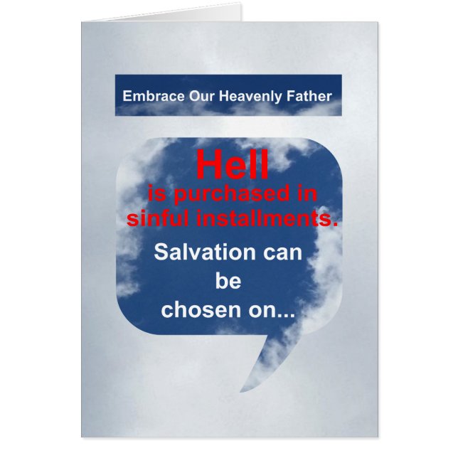 Helvete som inhandlas på amortering OBS kort (Framsidan)