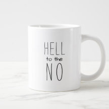 Helvete till NO Funny Coffee Mugg