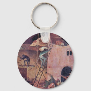 Helvete., vid Hieronymus Bosch (bäst kvalitets-) Nyckelring