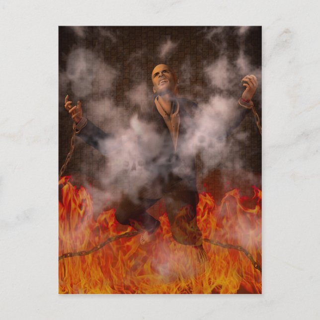 Helvete Vykort (Framsida)