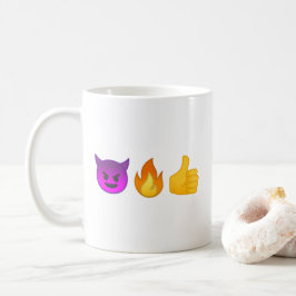 Helvete Yeah! kaffemugg för |Personalized Emoji