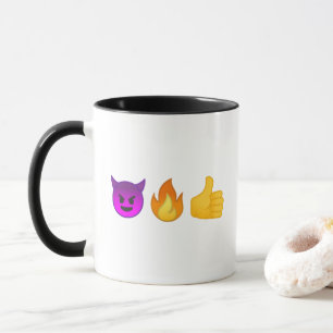 Helvete Yeah! mugg för personligEmoji kaffe