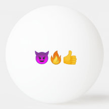 Helvete Yeah! Pong för Emoji 3-StjärnaPing boll