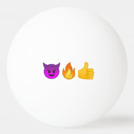 Helvete Yeah! Pong för Emoji 3-StjärnaPing boll