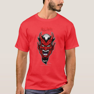 Helvetepappa - röd manar t-shirt