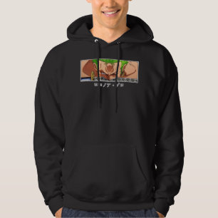 Helvetes Kung Swordsman Hoodie – Mörk Samurai Anim