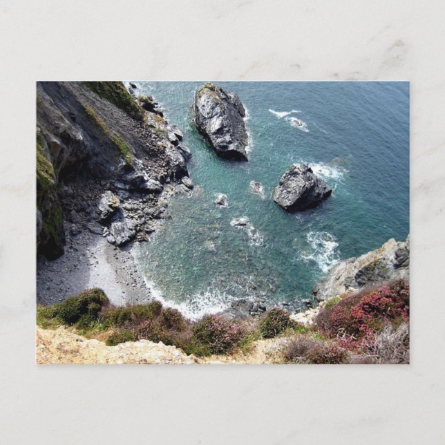 Helvetes mynning - Cornwall Storbritannien vykort (Framsida)