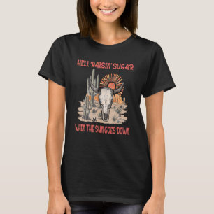 Helvetesocker när Sol går ner Kärlek T Shirt