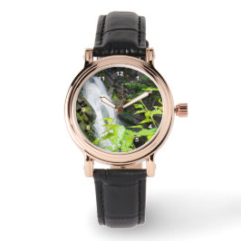 Helvetesportens kanjon vattenfall armbandsur
