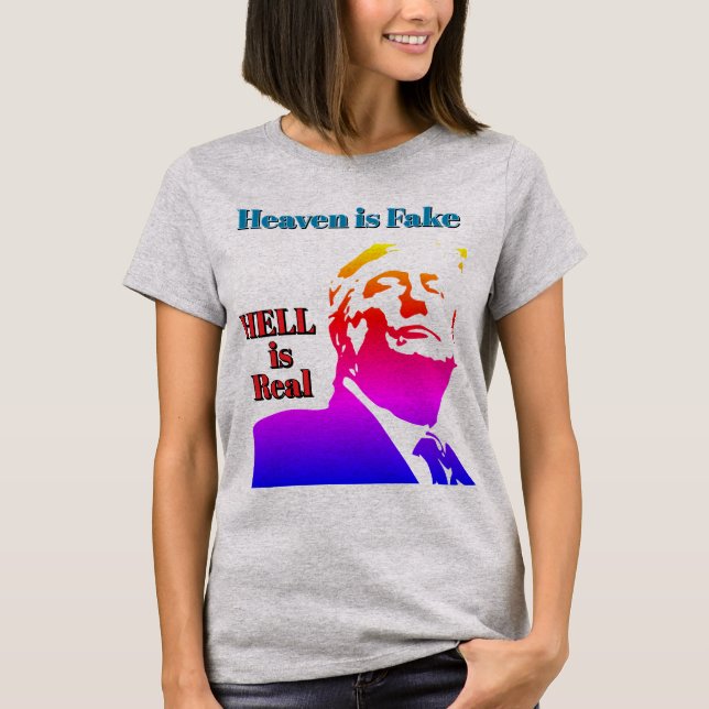 Helvetet är verklig T-shirt (Framsida)