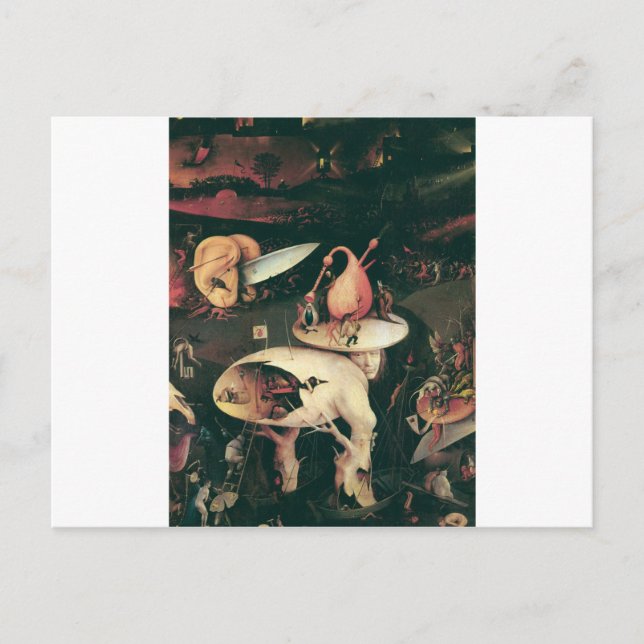 helvetet av hieronymus bosch vykort (Framsida)