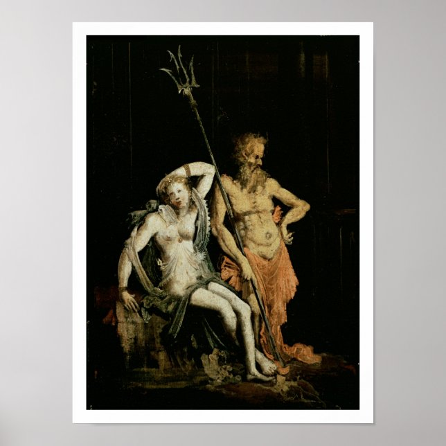 Helvetet: detaljvisning av Hades och Persephone Poster (Framsidan)