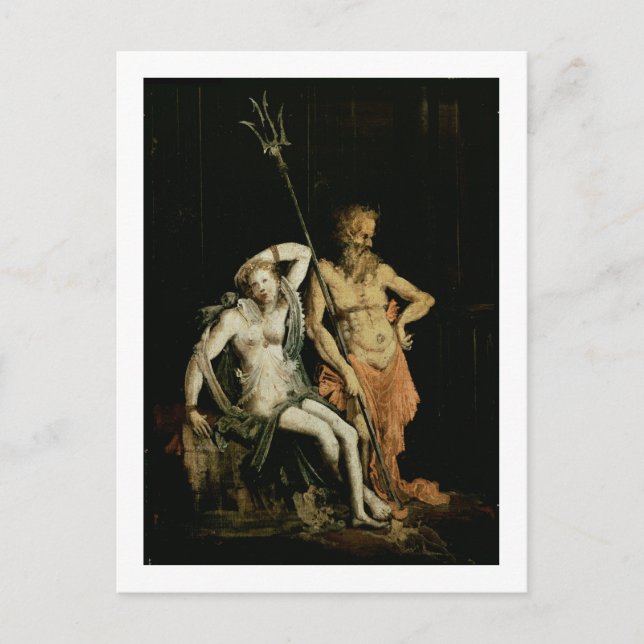 Helvetet: detaljvisning av Hades och Persephone Vykort (Framsida)
