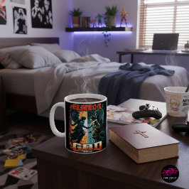 Helvetet Försökte Det Gud Förnekade Det Kristet Ho Kaffemugg