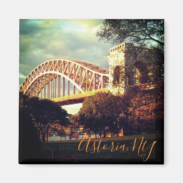 "helvetet Grind Bridge in Autumn" Magnet (Framsidan)