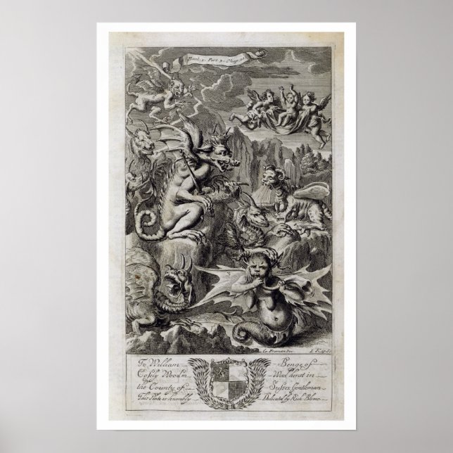 Helvetet, illustration från Bok 1 del 3 Cha Poster (Framsidan)