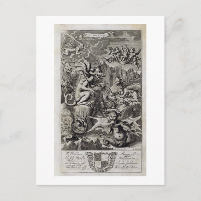 Helvetet, illustration från Bok 1 del 3 Cha Vykort (Framsida)