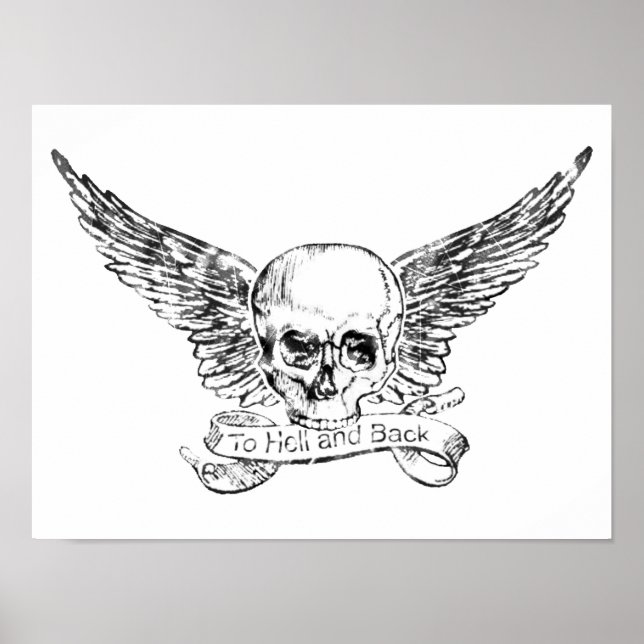 Helvetet och Tillbaka Poster (Framsidan)