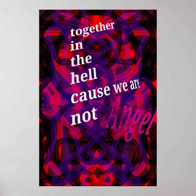 Helvetet  poster (Framsidan)