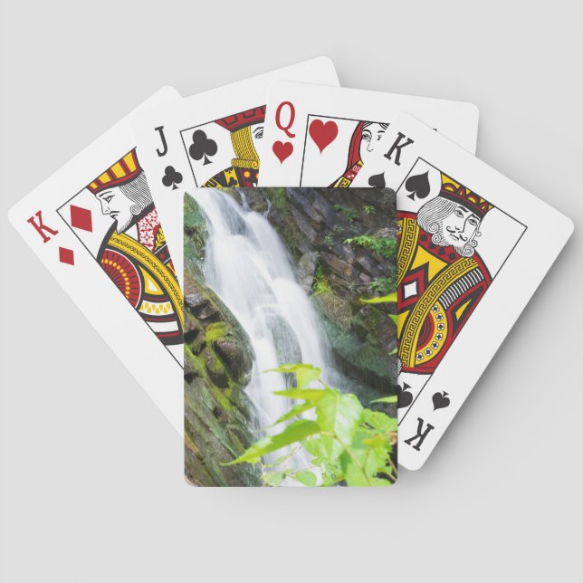 Helvetets vattenfall i Grind Canyon Casinokort (Baksidan)