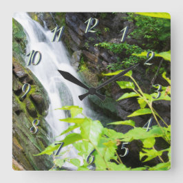 Helvetets vattenfall i Grind Canyon Fyrkantig Klocka