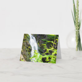 Helvetets vattenfall i Grind Canyon Tack Kort