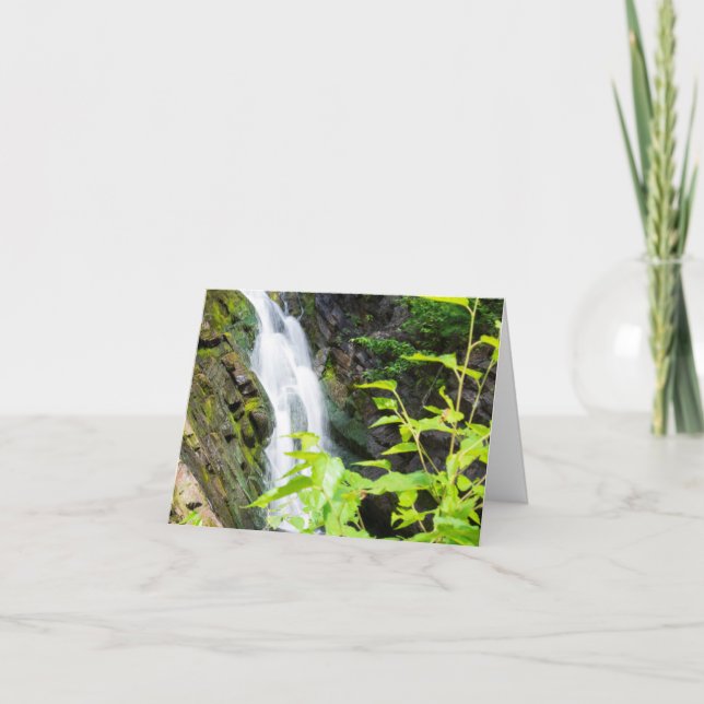 Helvetets vattenfall i Grind Canyon Tack Kort (Framsida)