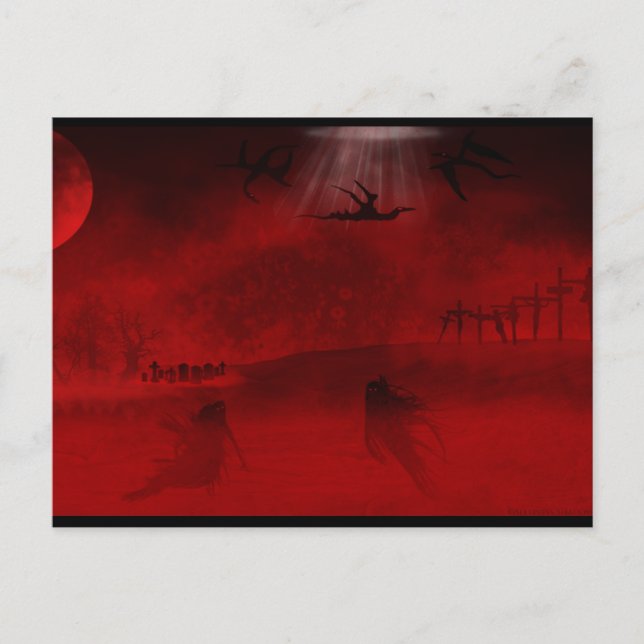 Helvetets Wasteland Vykort (Framsida)