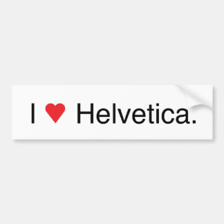 Helvetica bildekal