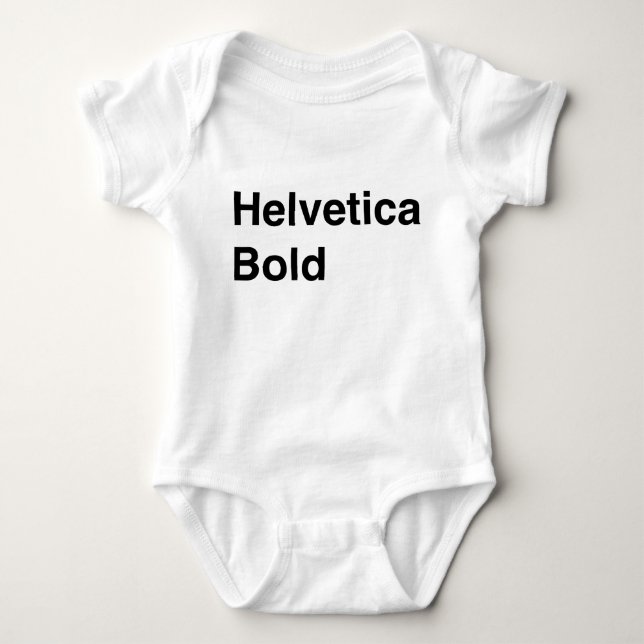 Helvetica djärvt tröja (Framsida)