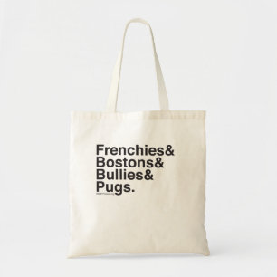 Helvetica hundtoto tygkasse