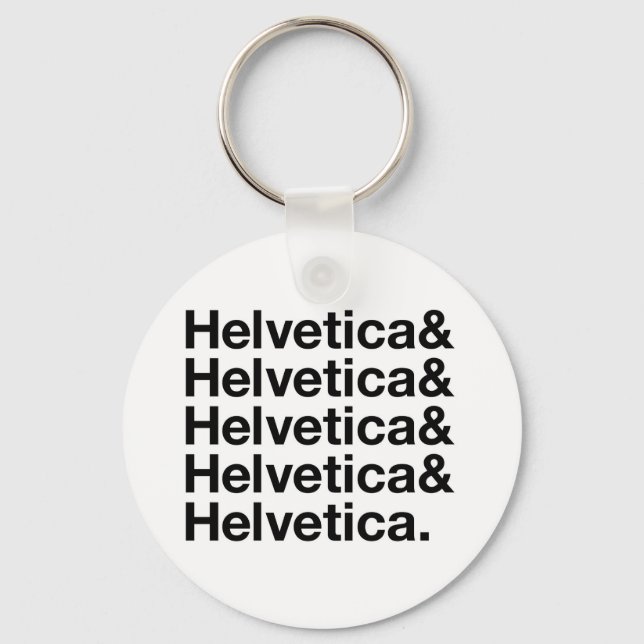 Helvetica& Nyckelring (Framsida)