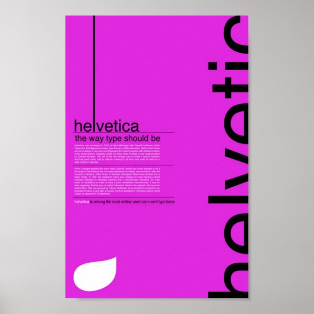 Helvetica Poster (Framsidan)