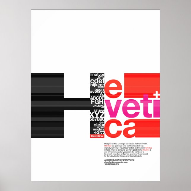 HELVETICA Poster (Framsidan)
