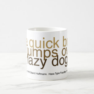 Helvetica regeringstidkaffemugg kaffemugg