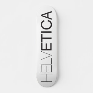 Helvetica Skateboard Bräda 21,5 Cm