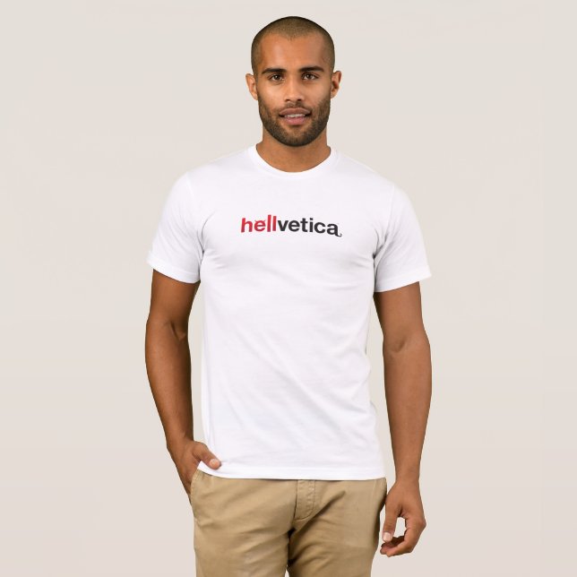 helvetica t shirt (Hel framsida)