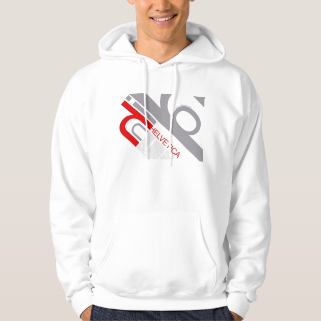 Helvetica Typography | Design Hoodie (Framsida)