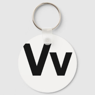 Helvetica Vv Nyckelring