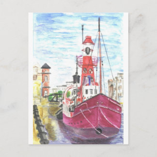 Helwick Tug Boat Swansea Vykort